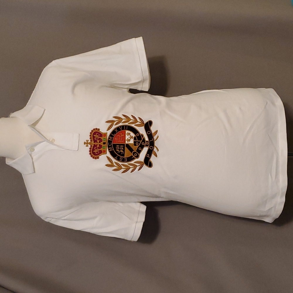 Ralph Lauren White Polo Crest Shirt